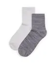 Grey Women's Socks 2 pcs ORSAY - Women's