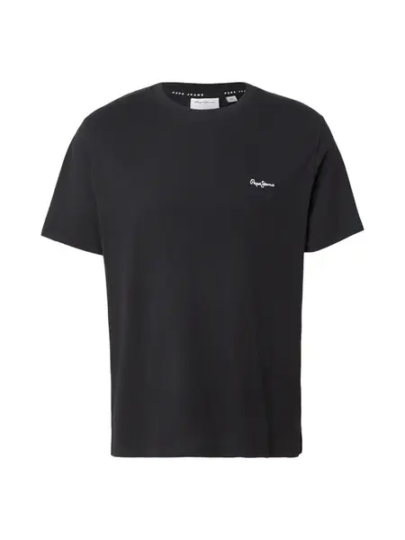 Pepe Jeans Tričko 'CONTRAST CONNOR'  čierna / biela