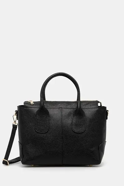 Kožená kabelka Answear.LAB černá barva