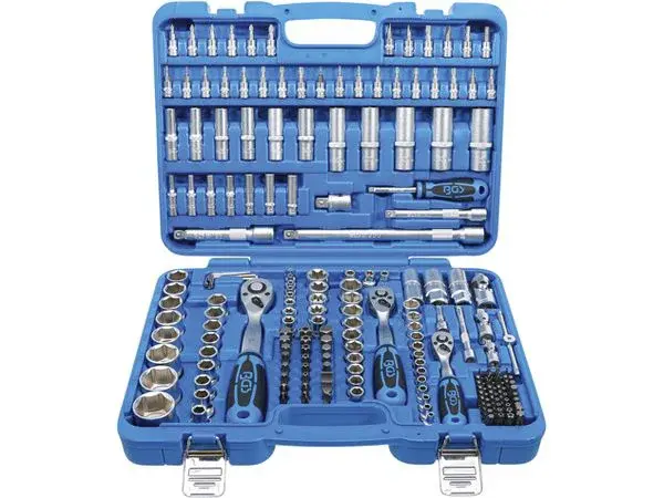 BGS technic Gola sada 1/4", 3/8", 1/2", šestihranné hlavice Pro Torque, palcové, 192 ks - BGS 2245