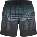 O'Neill LOGO STRIPE 16'' Pánske plavkové šortky, čierna, veľkosť