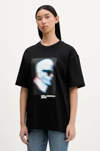 Karl Lagerfeld Jeans  Bavlněné tričko