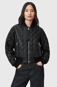 Kožená bunda bomber AllSaints CARLY