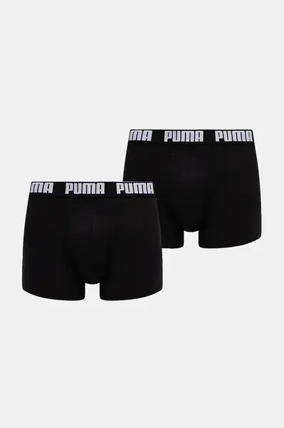 Puma priliehavé boxerky pánske bavlnené s elastanom Everyday Basic 2-pak
