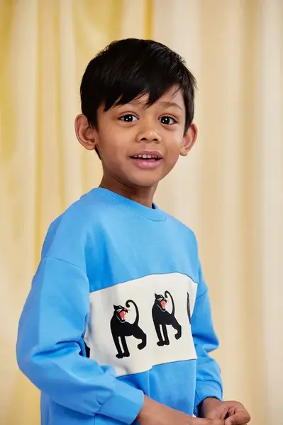 Mini Rodini  Dětská bavlněná mikina  Panther