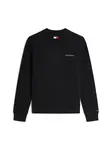 Tommy Jeans Mikina 'Logo'  čierna / biela