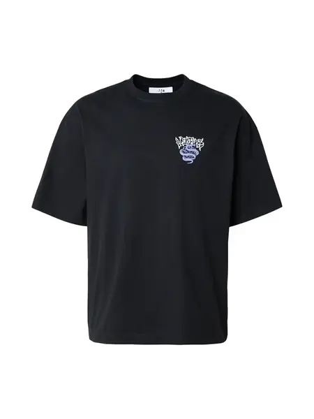 Vertere Berlin Tričko 'QUANTRA'  levanduľová / čierna / biela