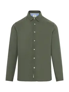 Funky Buddha Košeľa  tmavozelená