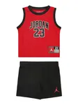 Jordan Set  sivá / červená / čierna / biela