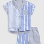 GAP Dětské pruhované pyžamo - Holky