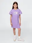 GAP Dětské oversize mikinové šaty - Holky