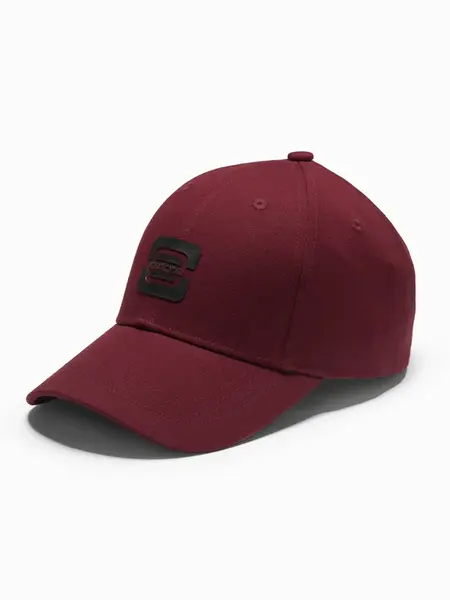 Ombre Men's baseball cap with logo - maroon
