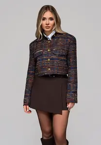 Edoti Women's short chanel jacket OW-BLZB-0102 v2
