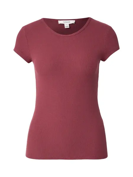 TOPSHOP Tričko 'PREMIUM'  bordová