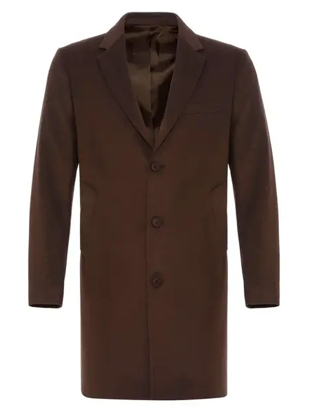 Antioch Prechodný kabát  tmavohnedá