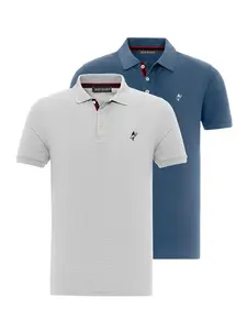 Jacey Quinn Tričko  modrá / sivá