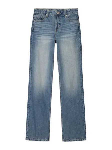 Bershka Džínsy  modrá denim