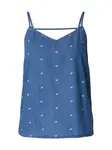 ONLY Top 'ONLNOVA AZURE'  modrá denim / biela