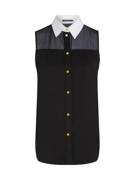 Karl Lagerfeld Blúzka  čierna