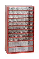 MARS Svratka Box na nářadí MAXI – 45xA, 2xB, 1xC, modrá barva - Mars 6744M Barva: červená