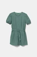 Dětský lněný overal United Colors of Benetton