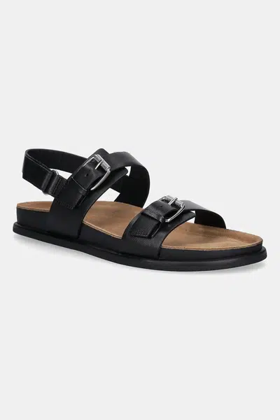 Kožené sandály Vagabond Shoemakers EFFIE dámské, černá barva, 5922-201-20