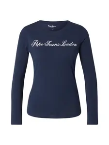 Pepe Jeans Tričko  námornícka modrá / biela