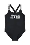 Jednodílné dětské plavky Converse černá barva, 3CD456