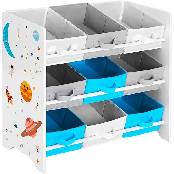 REGÁL DO DĚTSKÉHO POKOJE, bílá, 62,5/60/29,5 cm