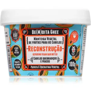 Lola Cosmetics BE(M)DITA GHEE RECONSTRUÇÃO obnovujúca maska pre poškodené vlasy 100 g