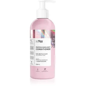 so!flow High Porosity Hair Protein-Emollient Conditioner posilující kondicionér pro lámavé a namáhané vlasy 400 ml
