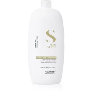 Alfaparf Milano Semi di Lino Diamond Illuminating rozjasňující kondicionér pro lesk a snadné rozčesávání vlasů 1000 ml