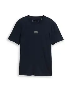 TOM TAILOR DENIM Tričko  námornícka modrá