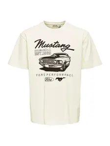 Only & Sons Tričko 'ONSFORD'  čierna / biela