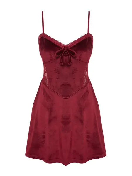 Trendyol Negližé 'Nighty'  burgundská