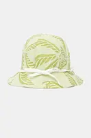 Dětský oboustranný bavlněný klobouk United Colors of Benetton zelená barva, 65B2AA00W