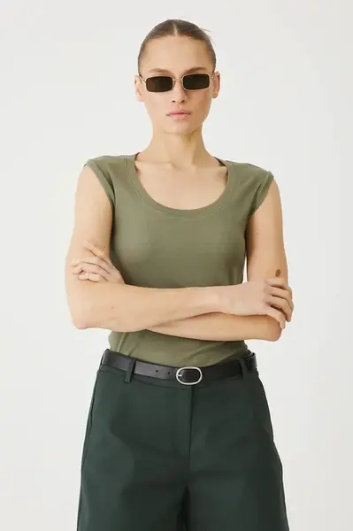 Top Medicine dámský, zelená barva