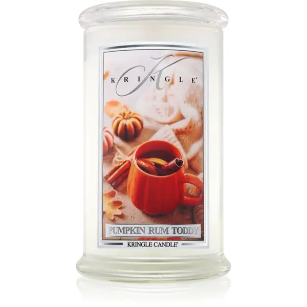 Kringle Candle Pumpkin Rum Toddy vonná svíčka 624 g