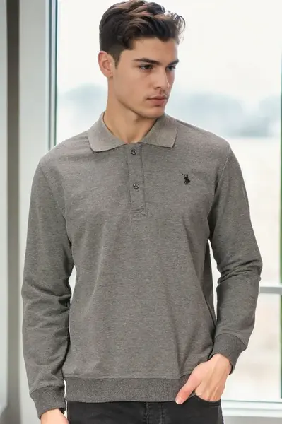 V9007 DEWBERRY MEN'S SWEATSHIRT-ANTHRACITE