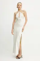 Šaty Patrizia Pepe béžová barva, maxi, přiléhavé, 2A2877 A563