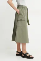 Sukně MAX&Co. zelená barva, midi, áčková, 2516101033200