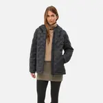 Šedá dámská péřová bunda Geox Spherica