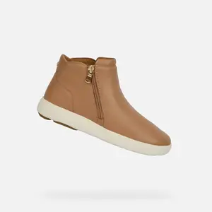 Beige Women's Ankle Boots Geox Nebula 2.0 C - Ladies