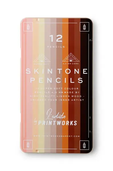 Printworks Sada pastelek v pouzdře Printworks (12-pack)