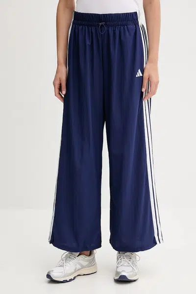 Tepláky adidas Essentials dámské, tmavomodrá barva, s aplikací, JV5328