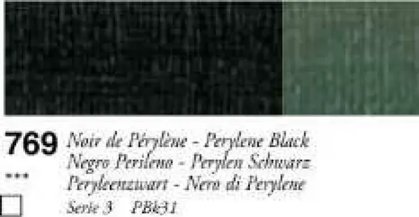 Sennelier oil stick 38ml – 769 Perylene Black