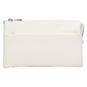Menší kožená dámská crosbody kabelka Katana Valli - bílá