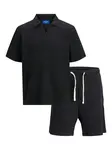 JACK & JONES Joggingová súprava 'JORISLINGTON'  čierna