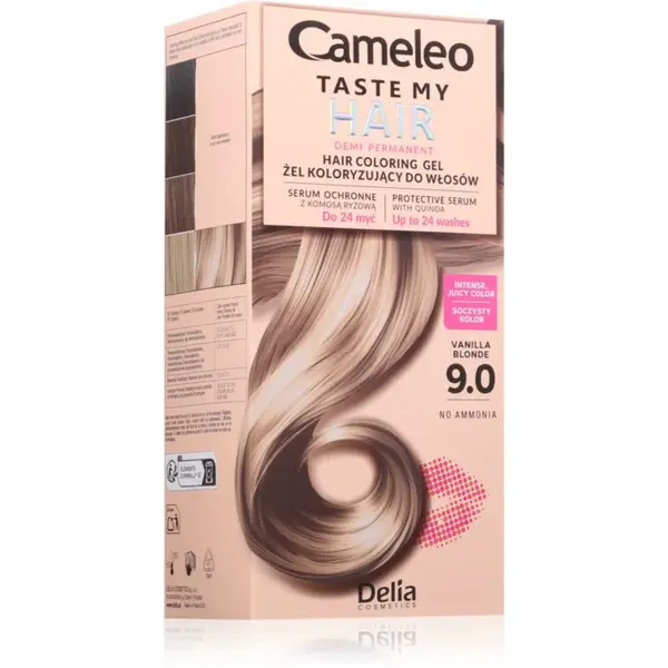 Delia Cosmetics Cameleo Taste My Hair semipermanentná farba na vlasy odtieň 9.0 Vanilla Blonde 1 ks