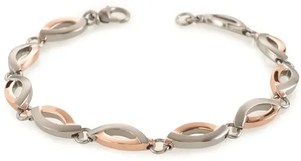 Boccia Titanium Titanový bicolor náramek 03001-03